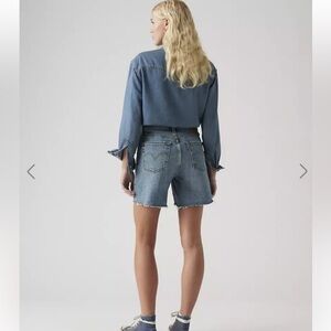 New Levi’s 501 Raw Hem Cut Off Big E Shorts